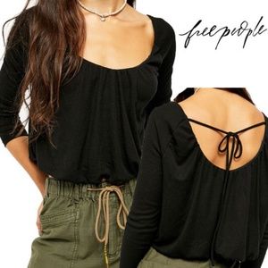 Free People Bondi Thermal Blouson Top